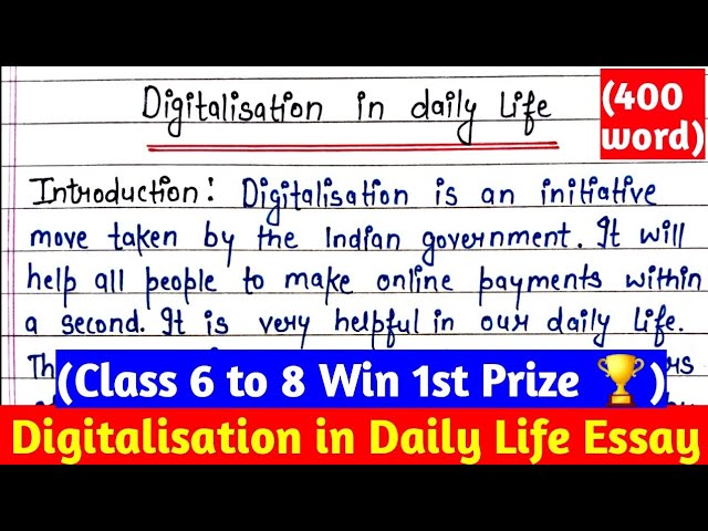 What Is Digitalization In Daily Life?